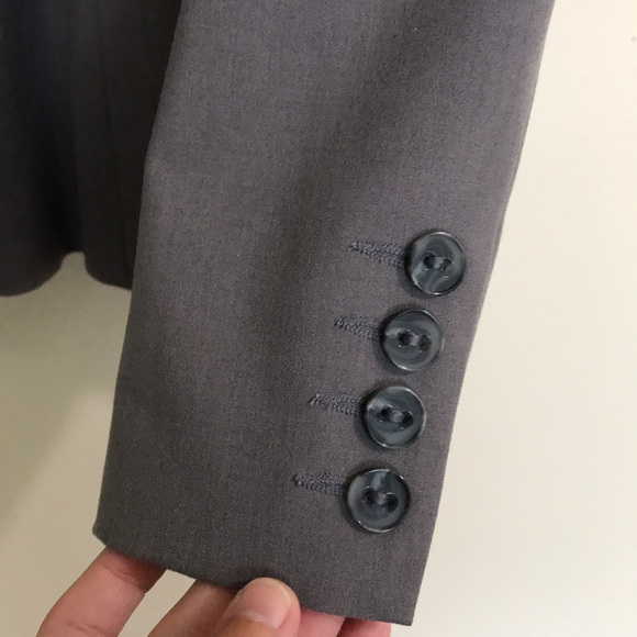 Tobias Single Button Blazer | Grey Office Career Wear Blazer - Picture 6 of 12